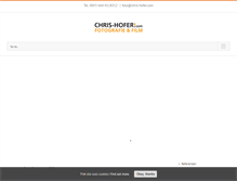 Tablet Screenshot of chris-hofer.com
